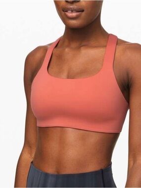 lululemon athletica Coral Pink Sports Bra